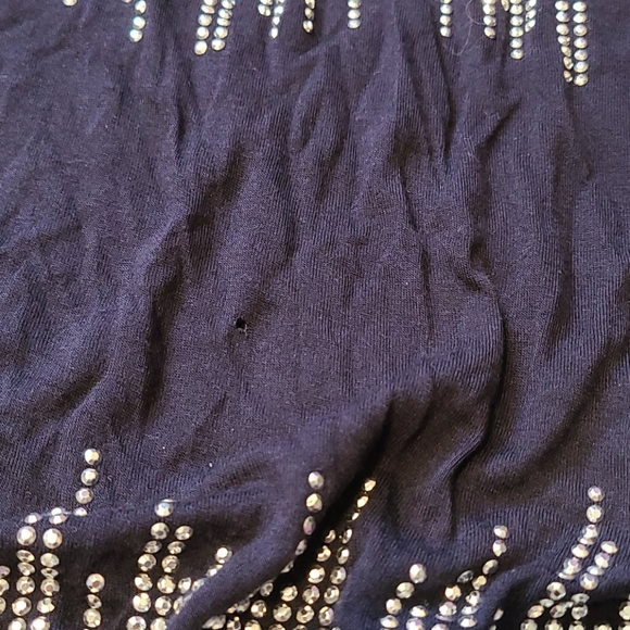 INC International concepts rhinestone top - Picture 3 of 5